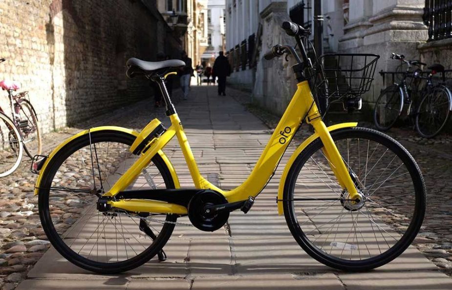 La empresa de bicicletas compartidas Ofo se instala en Málaga