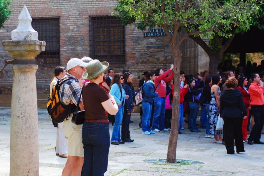 viajeros en Málaga
