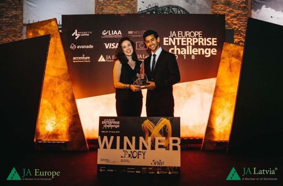 Ganadores del premio 'Empresa del año'.
