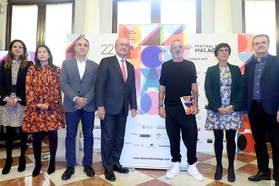Presentación del cartel para la 22 edición del Festival de Cine de Málaga.