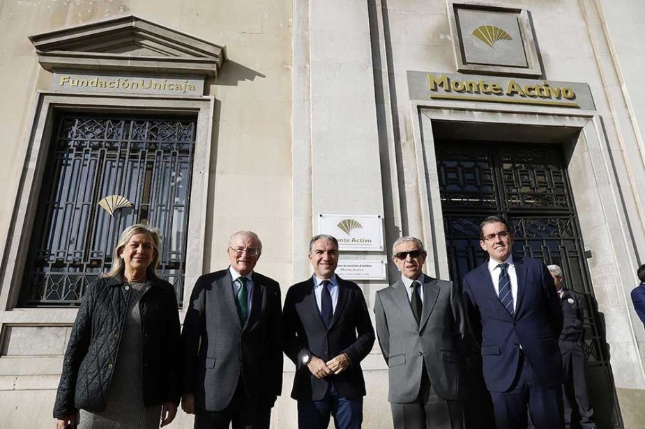 Inauguración de la nueva oficina de Monte Activo, de la Fundación Unicaja.