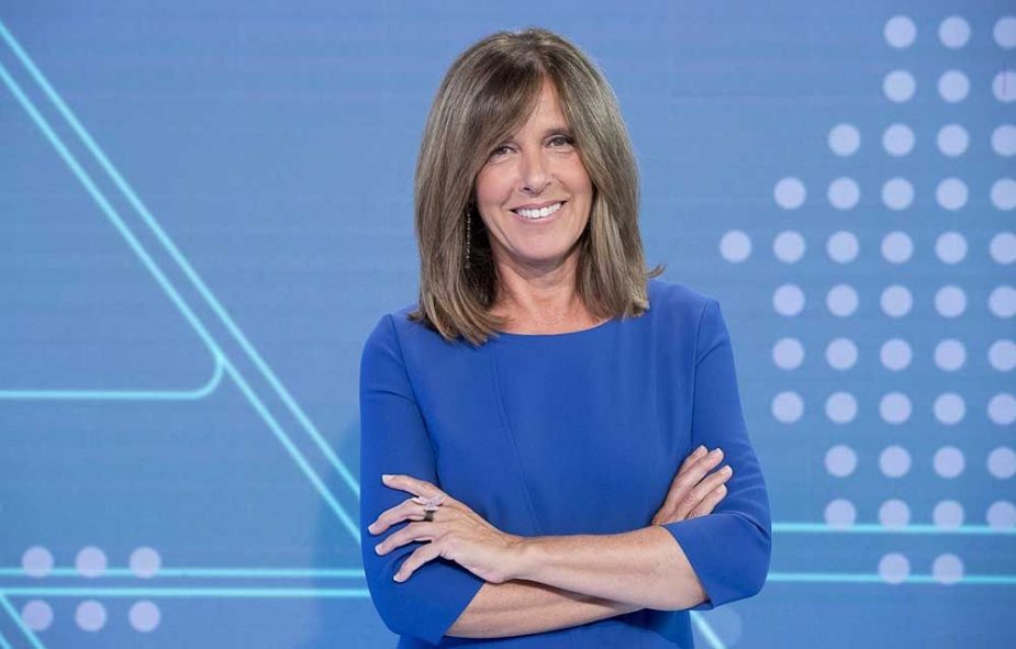 Ana Blanco, presentadora del telediario de TVE.