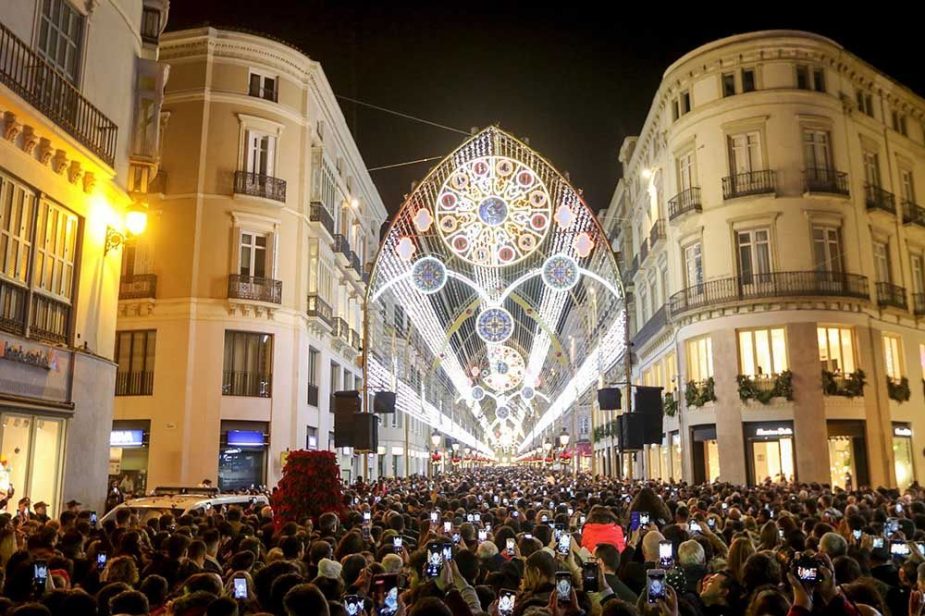 NAVIDAD ALUMBRADO MÁLAGA VIDA ECONÓMICA