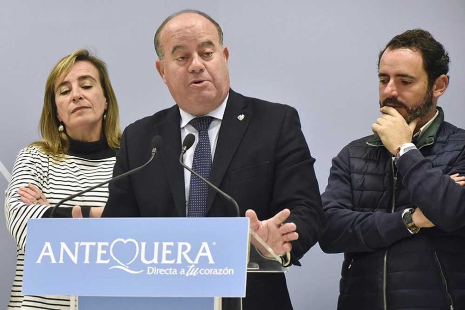 Manuel Barón, alcalde de Antequera.