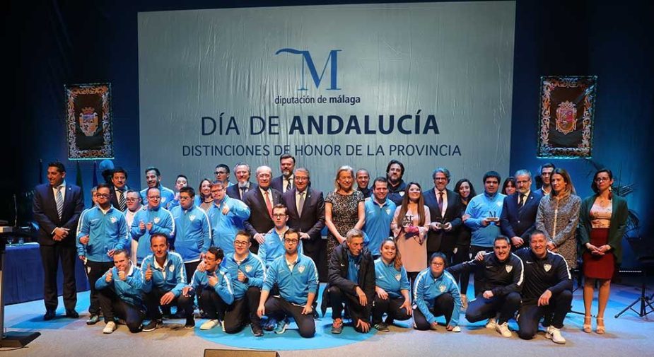 Galardonados en los Premios M de Málaga.