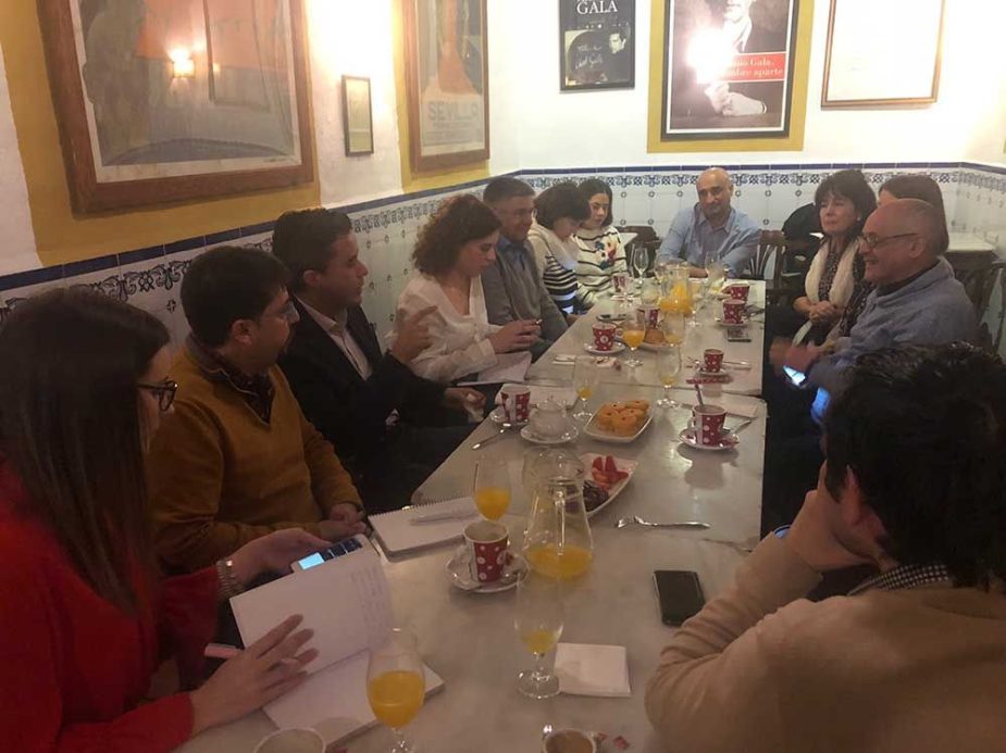 Diego Isabel, fundador y director de NESI, en el encuentro que se ha llevado a cabo con periodistas.