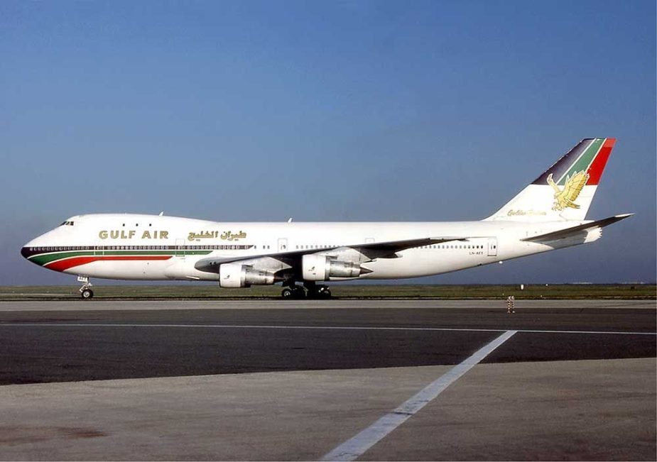 Avión de Gulf Air.