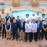 Daniel Peinado, chef Ejecutivo de La Cala Resort, junto a su equipo.