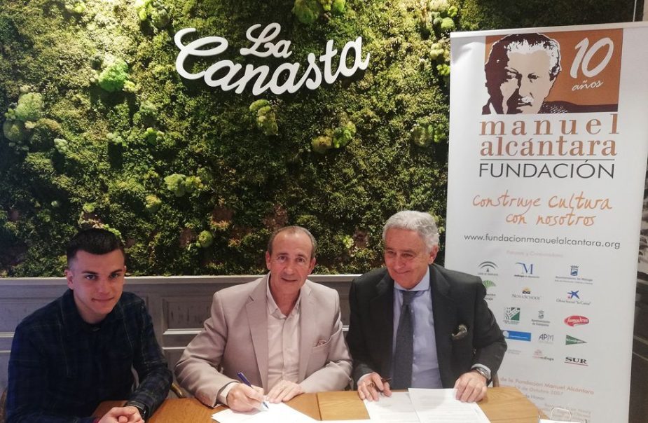Firma del acuerdo entre La Canasta y la Fundación Manuel Alcántara