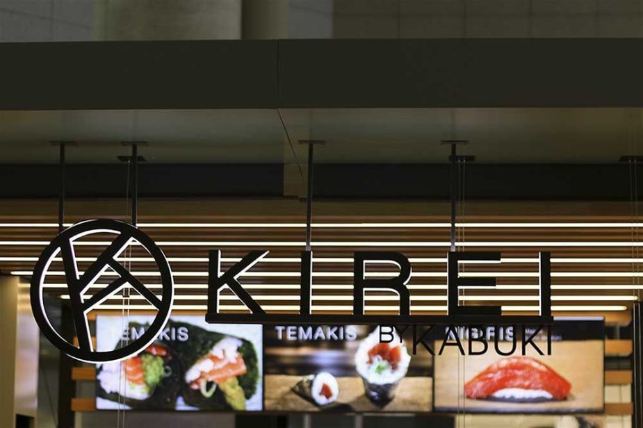 Restaurante japonés Kirei, en el Aeropuerto de Málaga.