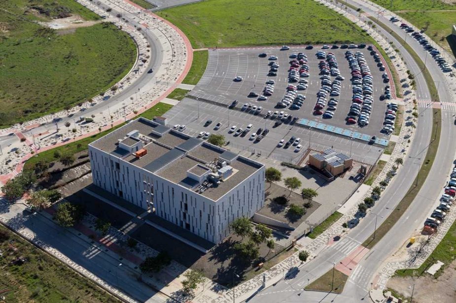 Edificio Ada Byron, situado en la Ampliación del Campus de Teatinos de la UMA.