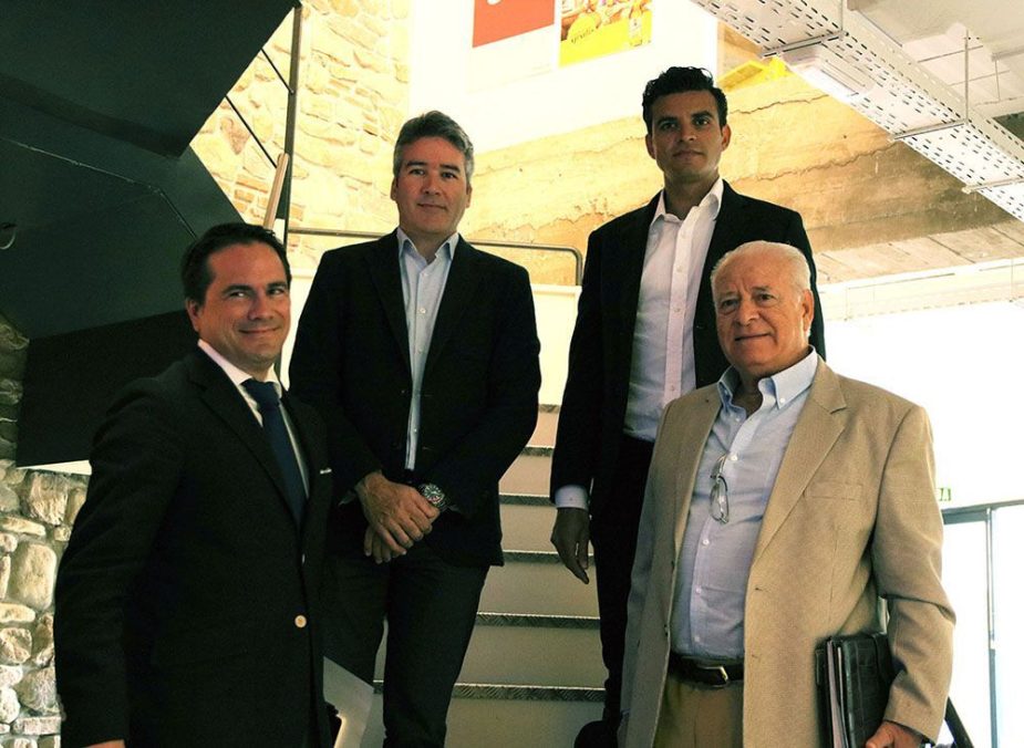 José Ignacio Carrión, Miguel Fajardo, Carlos Rodríguez y Pedro Rodríguez.