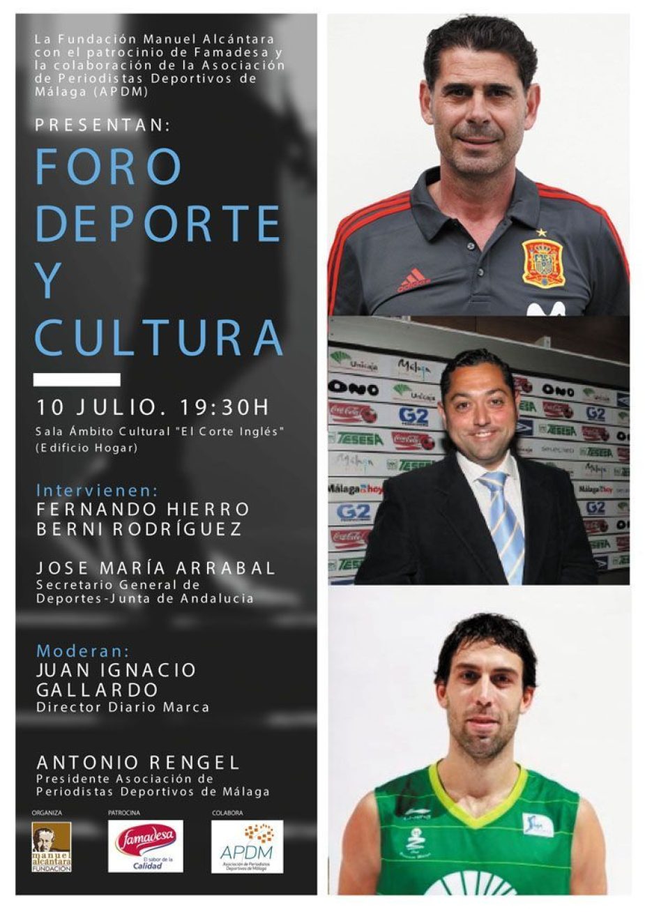 Cartel del Foro Deporte y Cultura