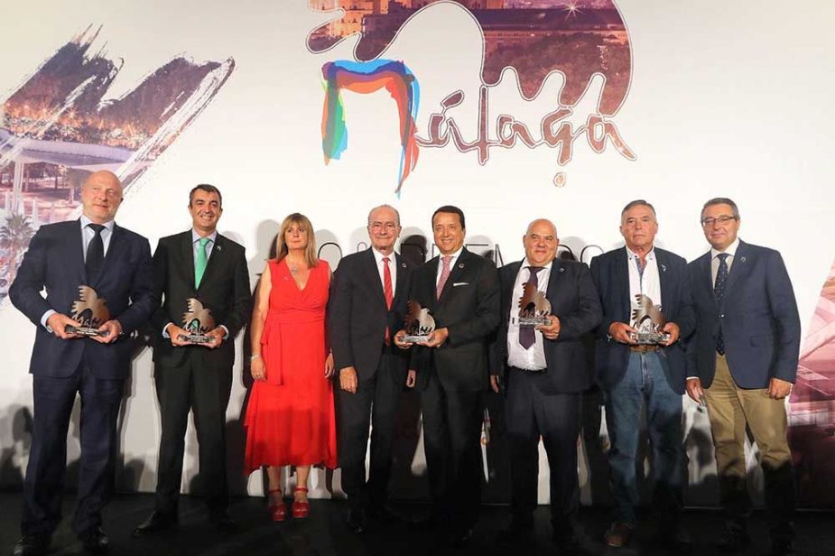 Galardonados en los Premios de Turismo Ciudad de Málaga.