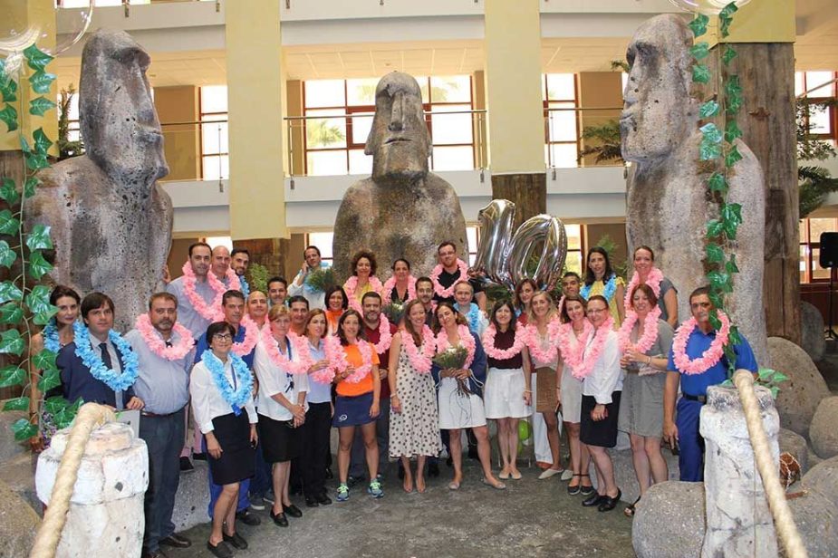 Un momento de la celebración del décimo aniversario de Polynesia Hotels.