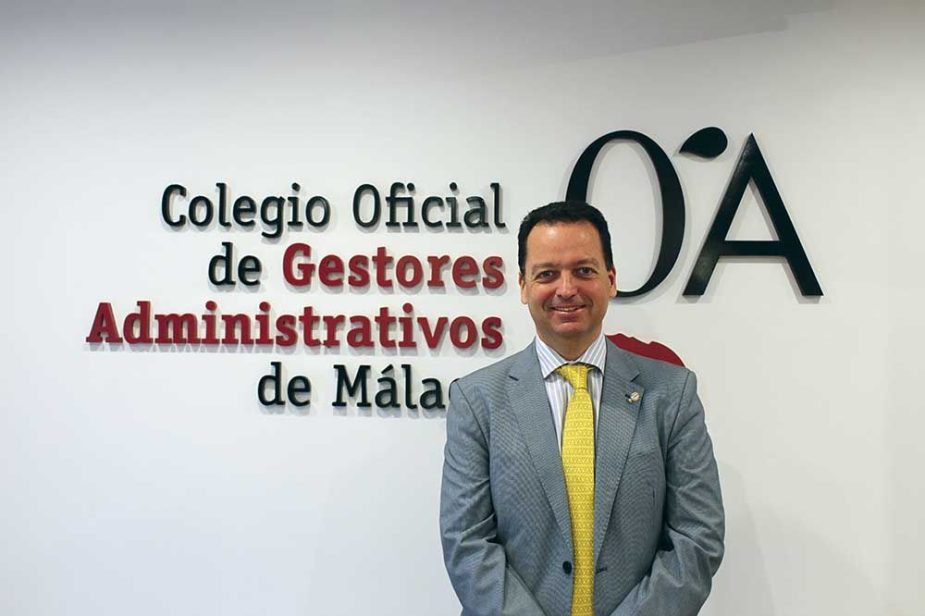 Daniel Quijada, presidente del Colegio Oficial de Gestores Administrativos.