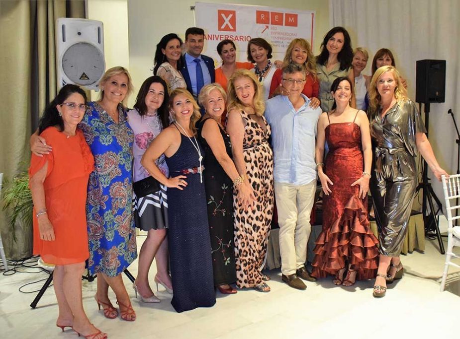 Miembros de las Juntas Directivas de REM y demás representantes de asociaciones empresariales de Marbella.