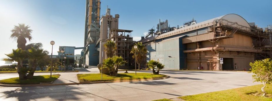 Fábrica de cemento de Málaga.