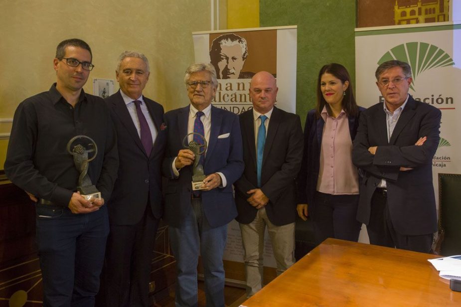 Galardonados con el Premio Nacional de Periodismo Deportivo 'Manuel Alcántara'.