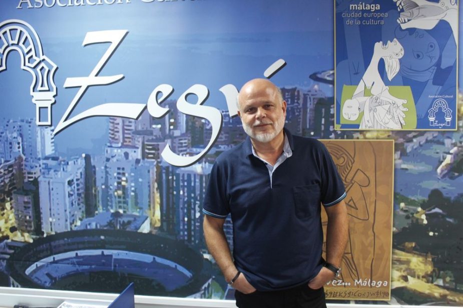Salvador Jiménez, presidente de la Asociación Cultural Zegrí.