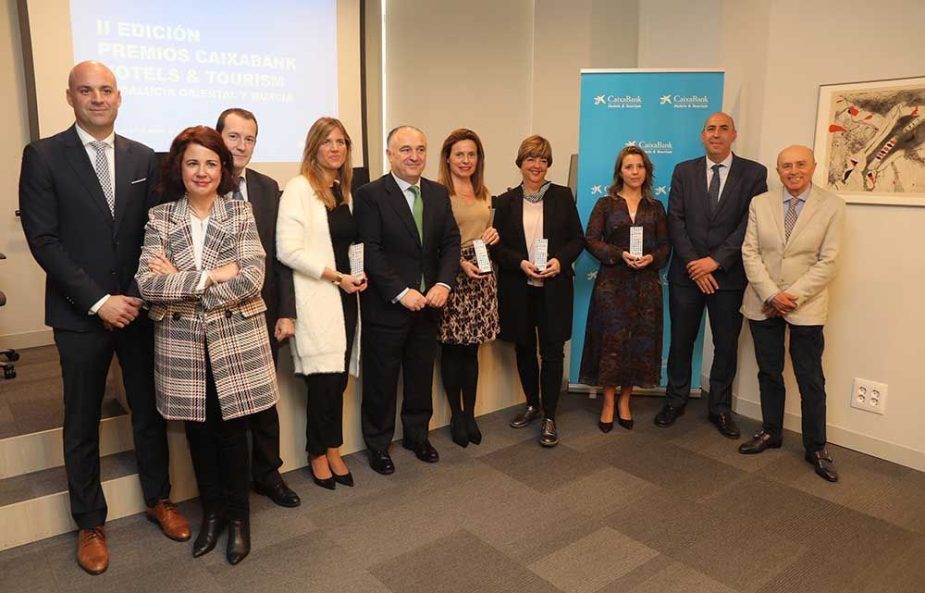 Ganadores de los Premios Hotels & Tourism de CaixaBank en Andalucía Oriental y Murcia