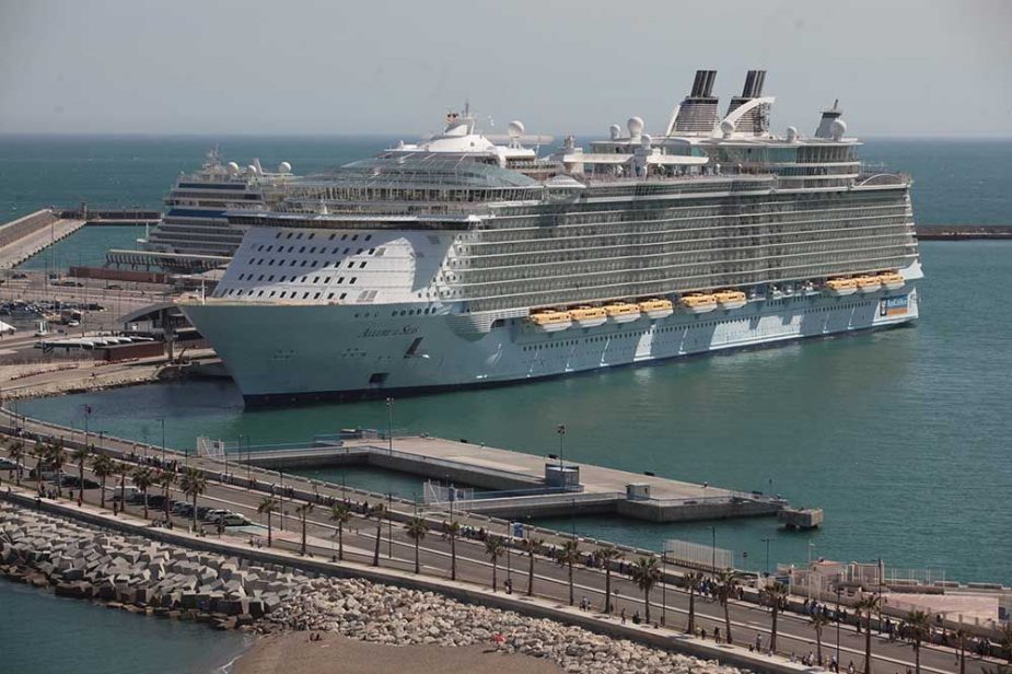 Crucero en el Puerto de Málaga.
