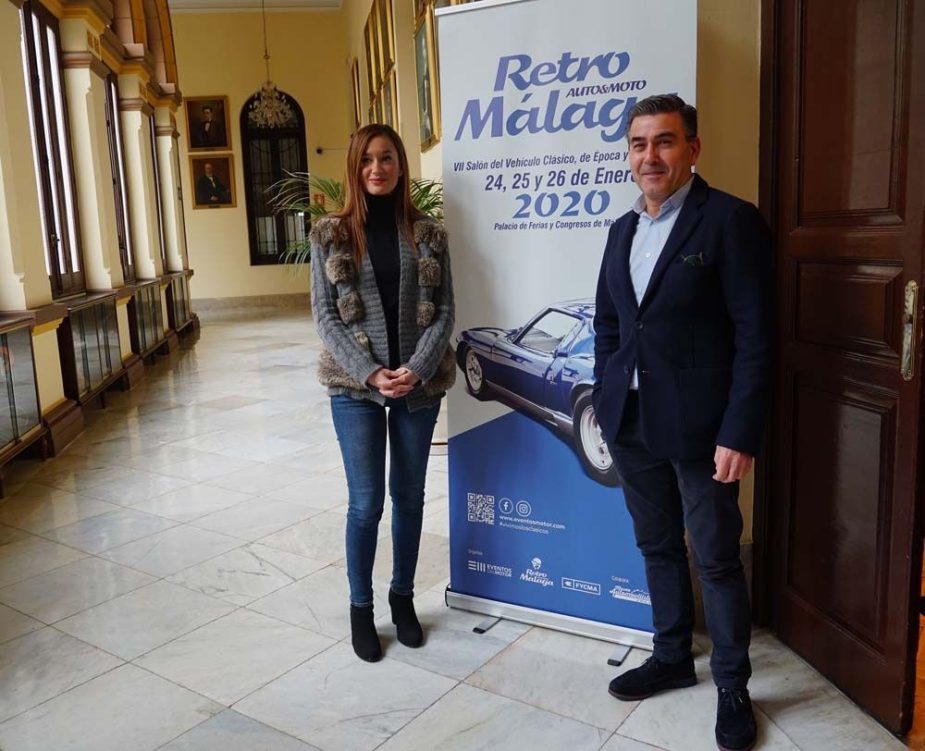 Presentación en el Ayuntamiento del Salón Retro Málaga.