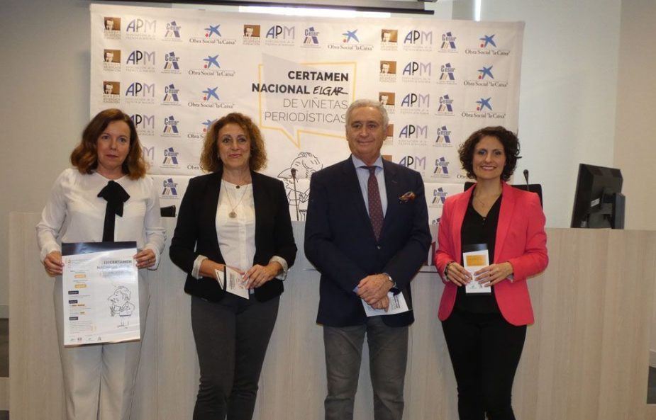 Presentación del III Certamen Elgar de Viñeta Periodística.