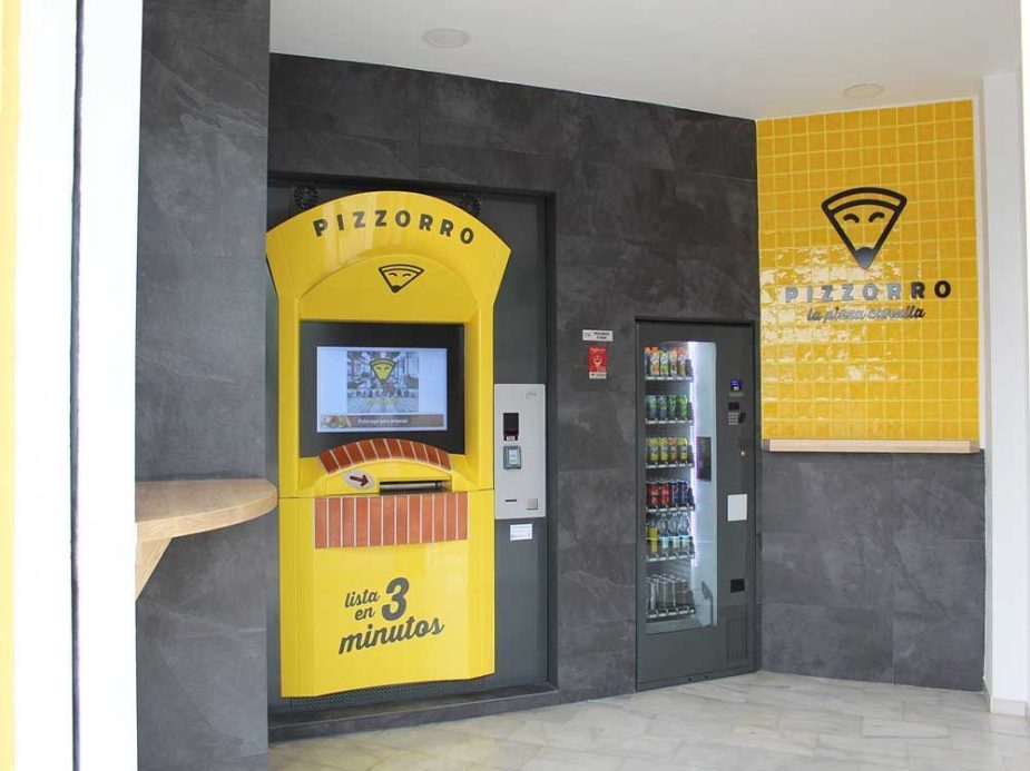 Pizzorro, primer establecimiento de Málaga donde se implanta la pizzería automática