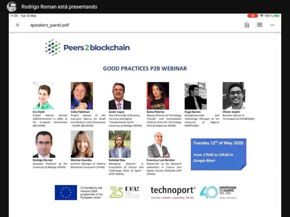 Webinar Peers to Blockchain