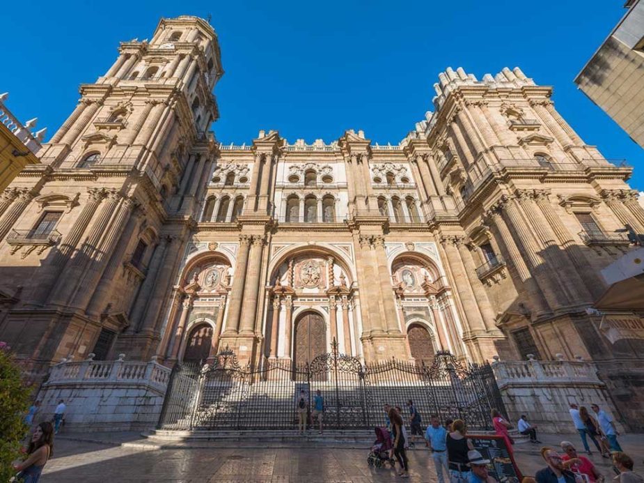 Fachada Catedral de Málaga.