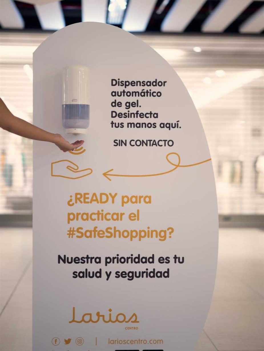Dispensador en Larios Centro