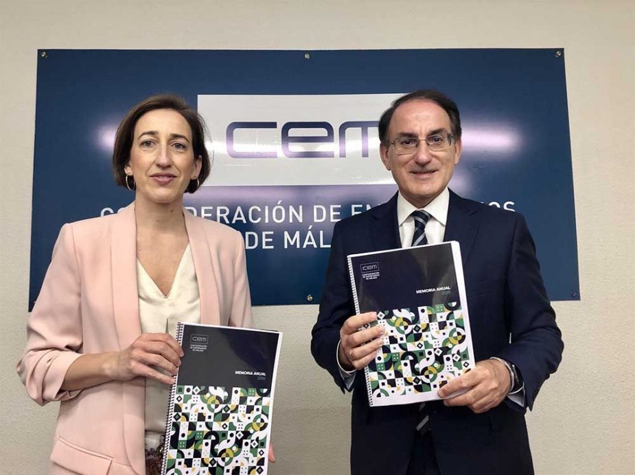 El presidente y la vicepresidenta Ejecutiva-Secretaria General de CEM, Javier González de Lara y Natalia Sánchez Romero, respectivamente.