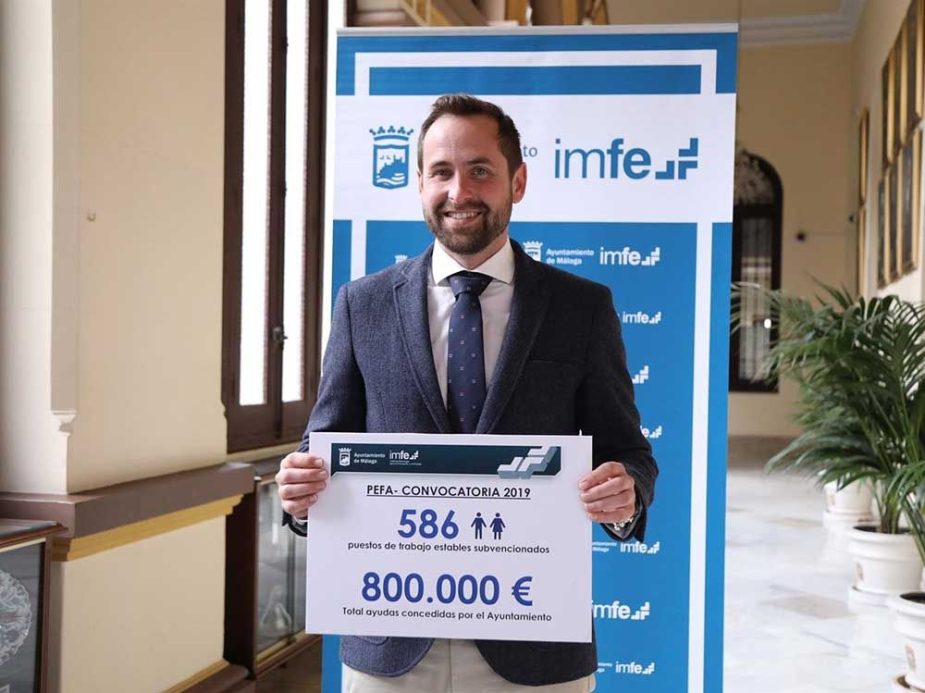 Luis Verde, concejal de Fomento del Empleo del Ayuntamiento de Málaga, en una fotografía de archivo. EP.