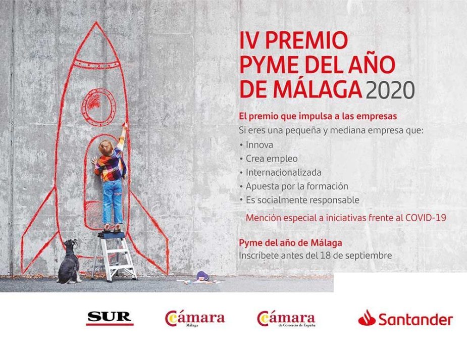Banco Santander y la Cámara de Comercio de Málaga lanzan la cuarta edición de los Premios Pyme del Año.
