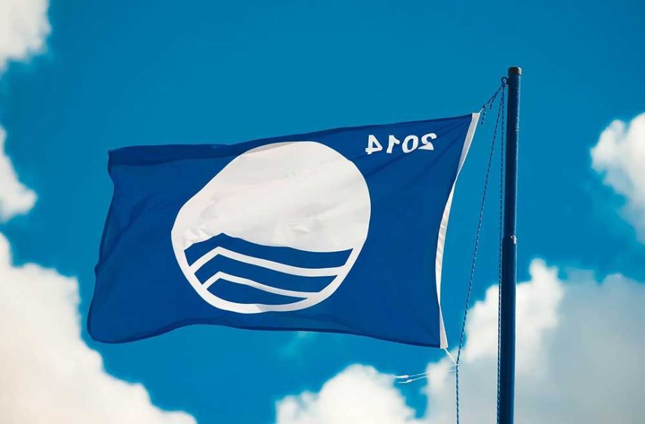 Bandera azul.