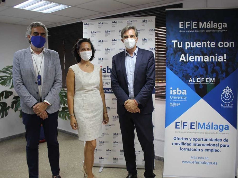 Luis Callejón, Tanya Cevallos y Michael Rittner.