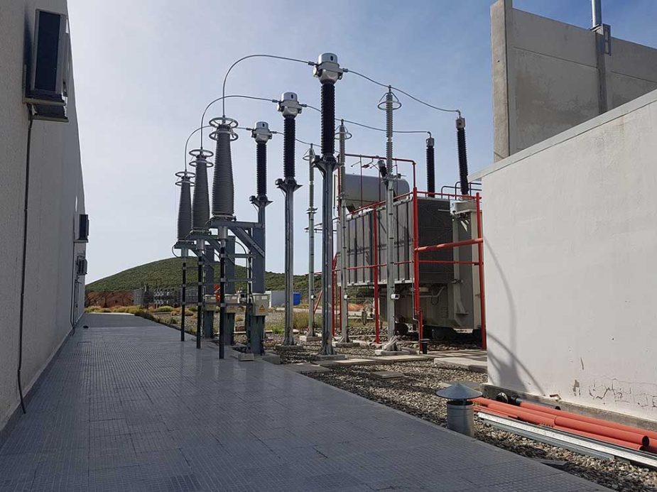 Subestación de Endesa en Benahavís.