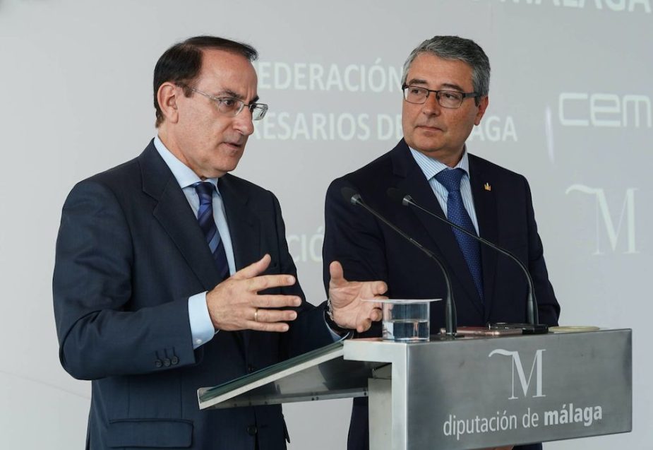 Ambos presidentes durante un acto conjunto.