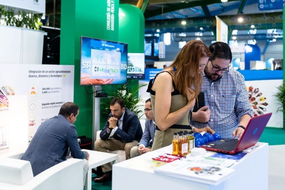 Zona expositiva Startup Europe Smart Agrifood Summit 2019