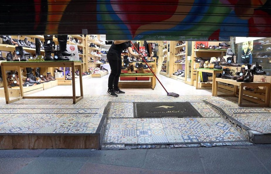 comerciantes centro histórico vida económica