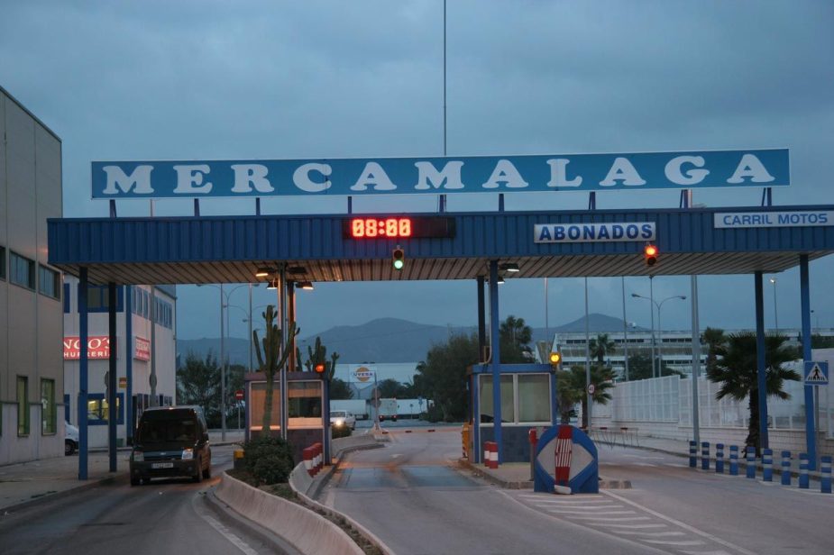 El punto limpio de Mercamálaga se puso en marcha con el equipamiento de 62 contenedores, distribuidos a lo largo de los muelles de carga, para facilitar el vertido de los residuos