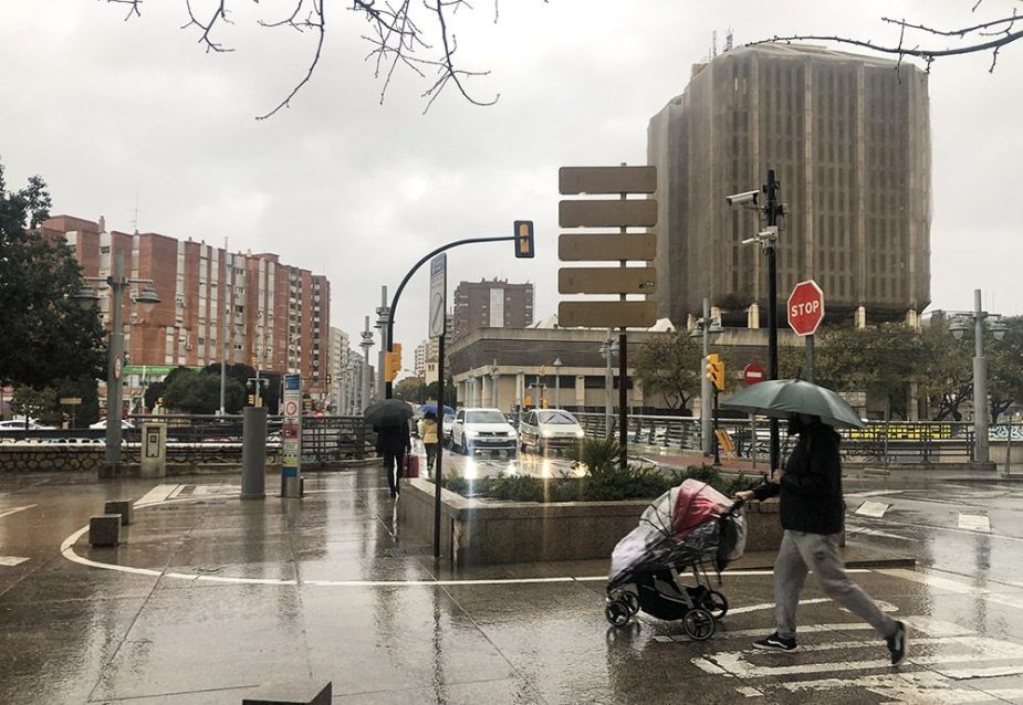 La lluvia afecta a toda la provincia, dejando 80 litros en algunos puntos