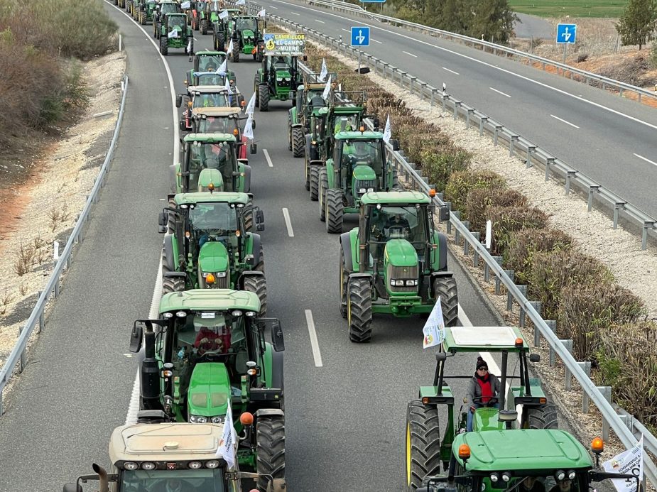 tractorada en Antequera