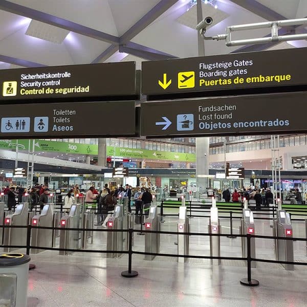 aeropuerto de Málaga experiencia pasajeros Europa
