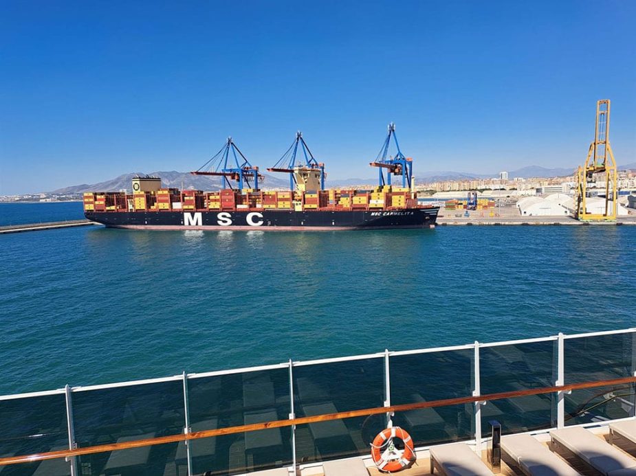 Puerto de Málaga conectividad internacional Latinoamérica