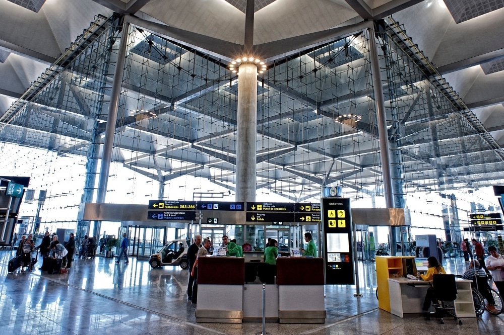 aeropuerto de Málaga experiencia pasajeros Europa