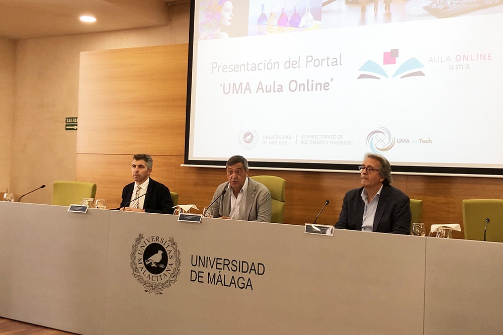 uma aula online