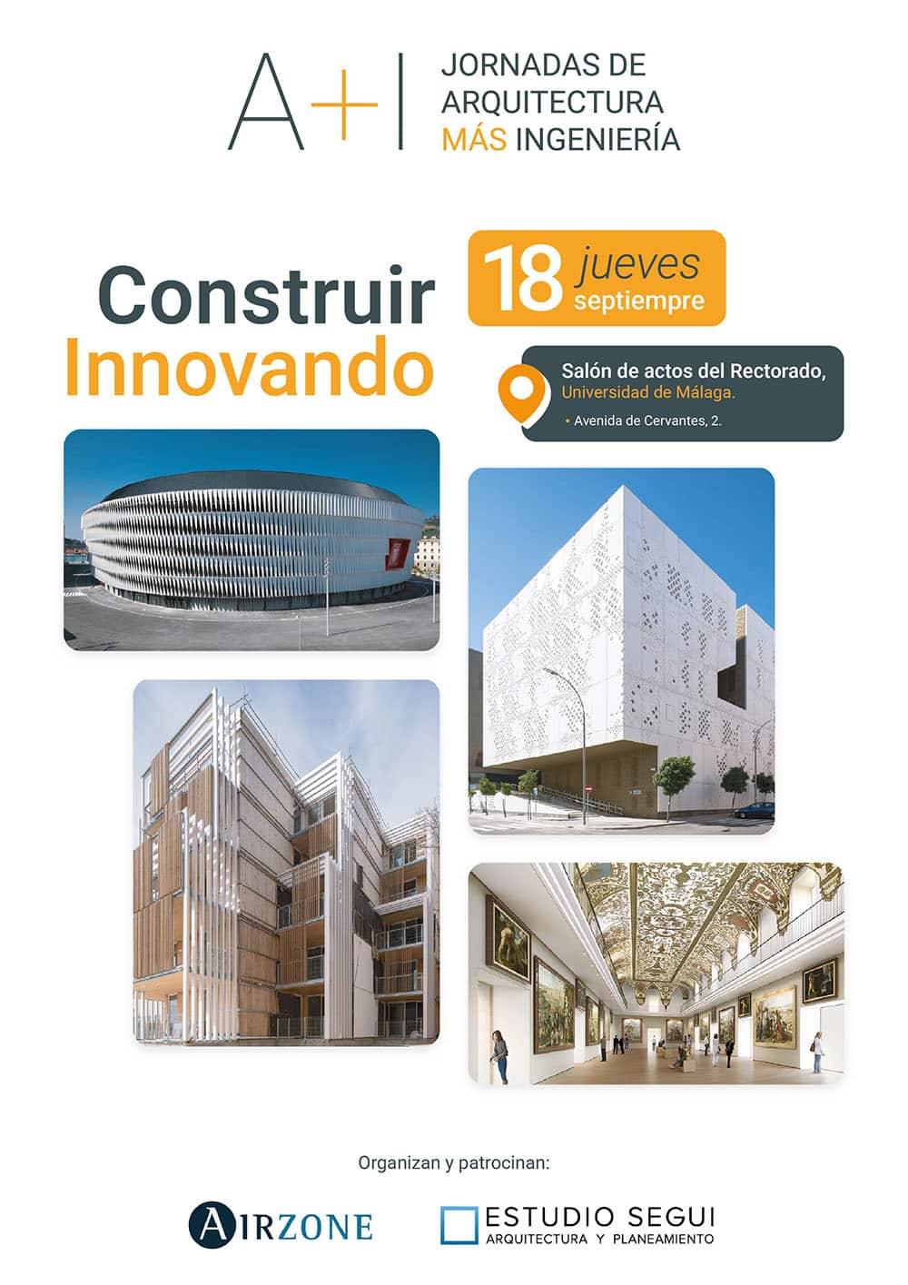 Jornadas A + I Málaga arquitectura ingeniería Airzone Estudio Seguí