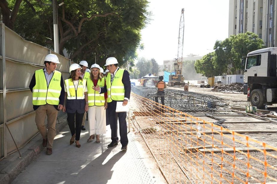 Metro de Málaga prolongación muros pantalla Junta Andalucía